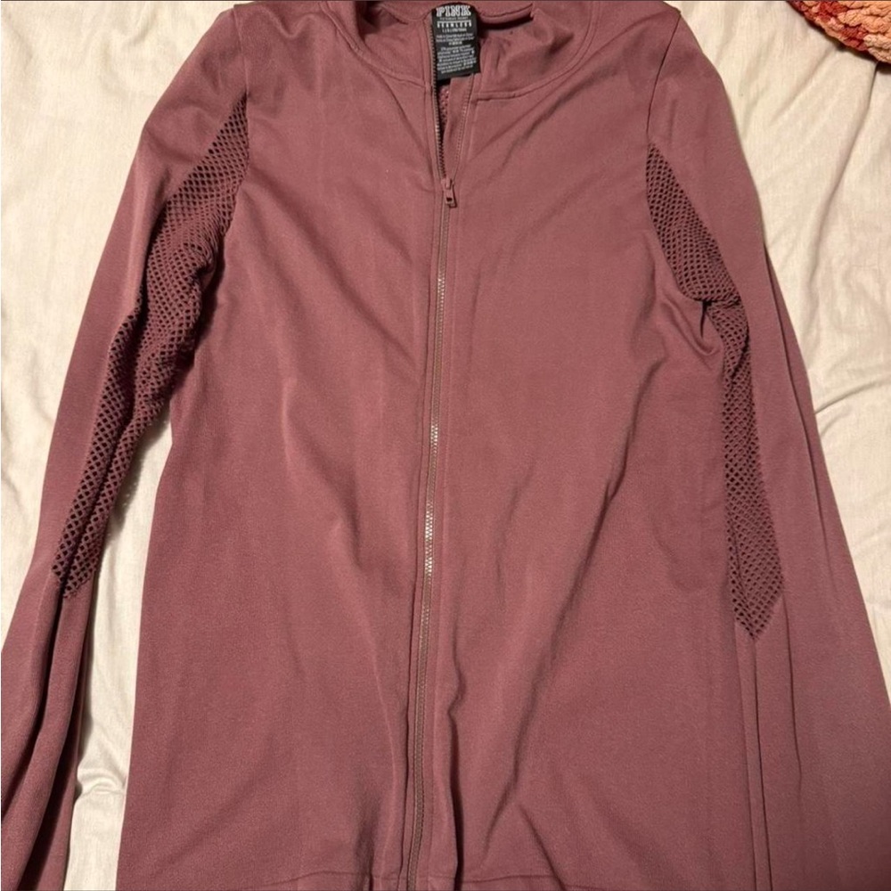 PINK Victoria's Secret Dusty Rose Utility Jacket